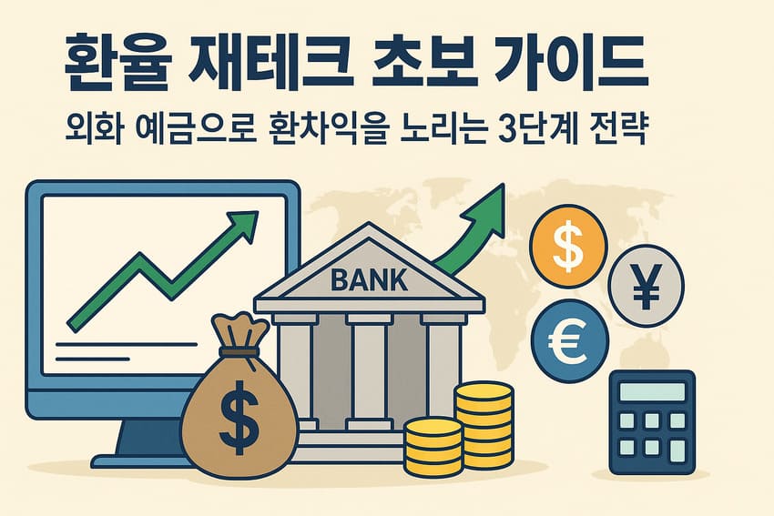 환율 재테크 초보 가이드 외화 예금으로 환차익을 노리는 3단계 전략