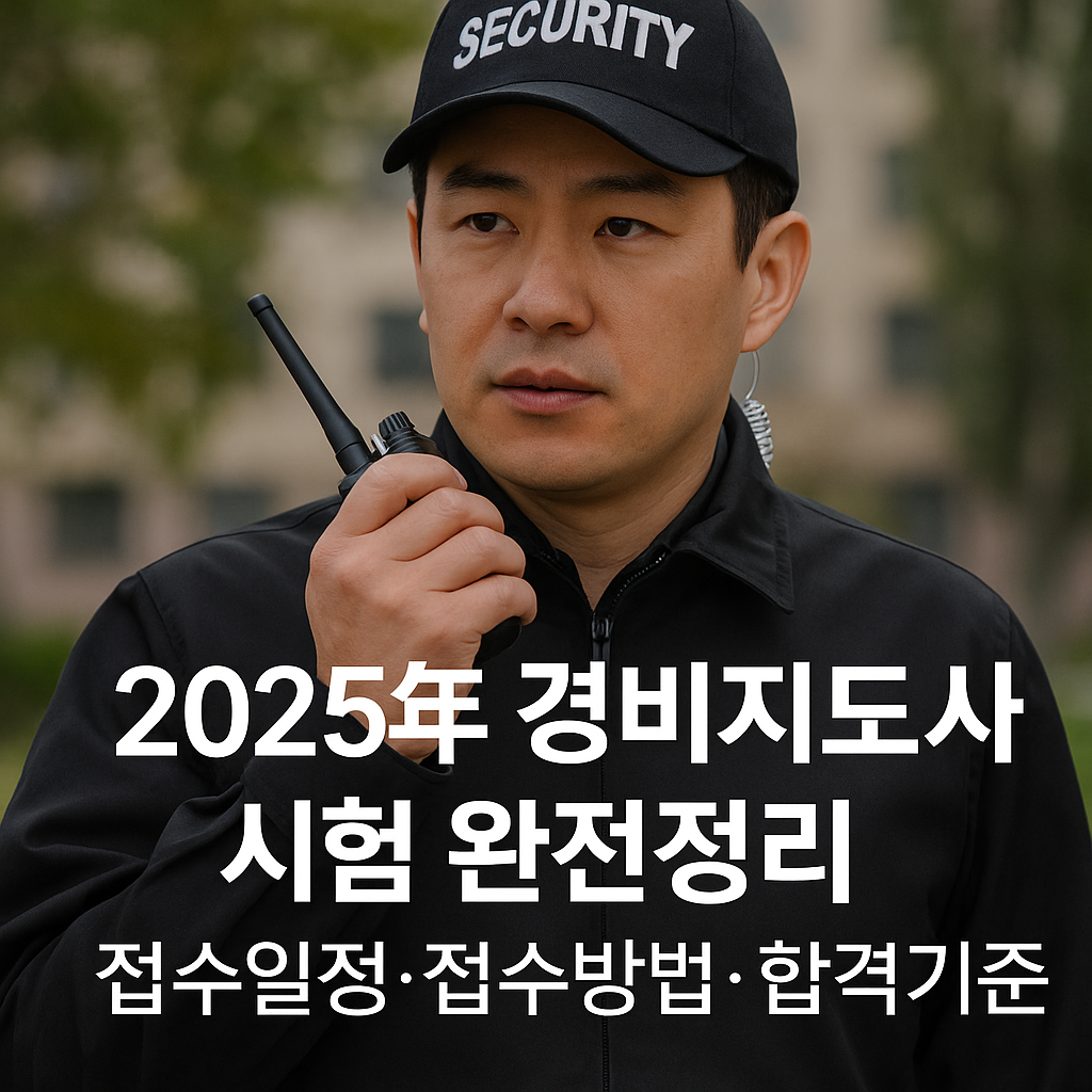 경비지도사시험일정