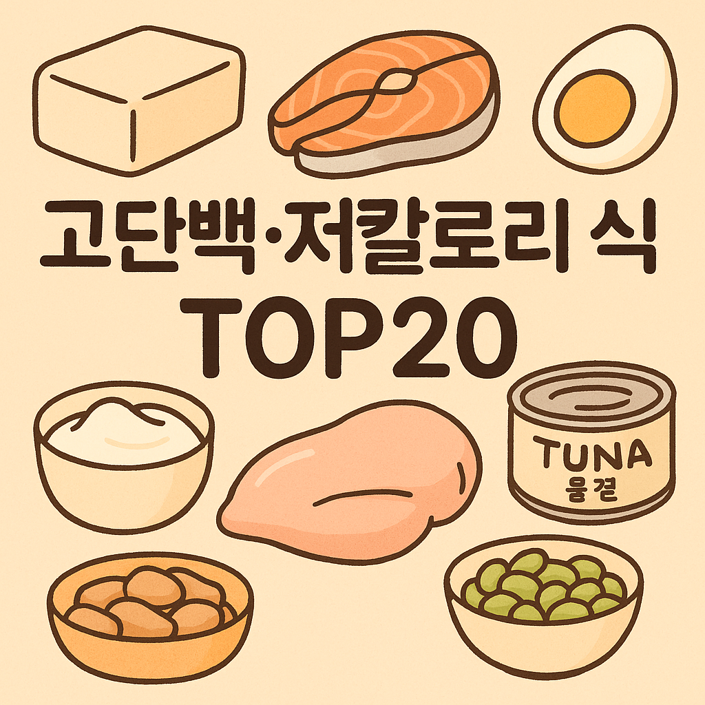 고단백·저칼로리 식품 TOP 20 추천 리스트 관련사진