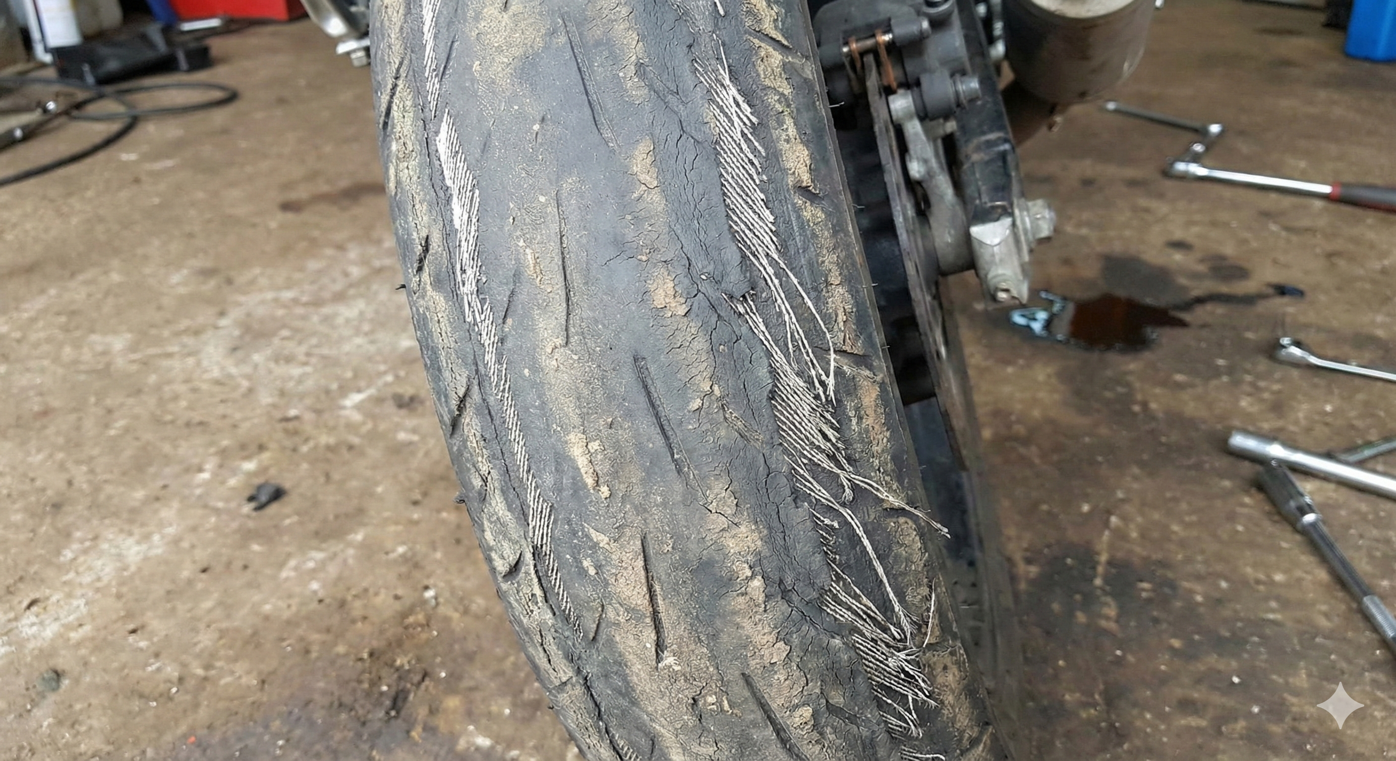 타이어 상태 점검 (주행장치 핵심)