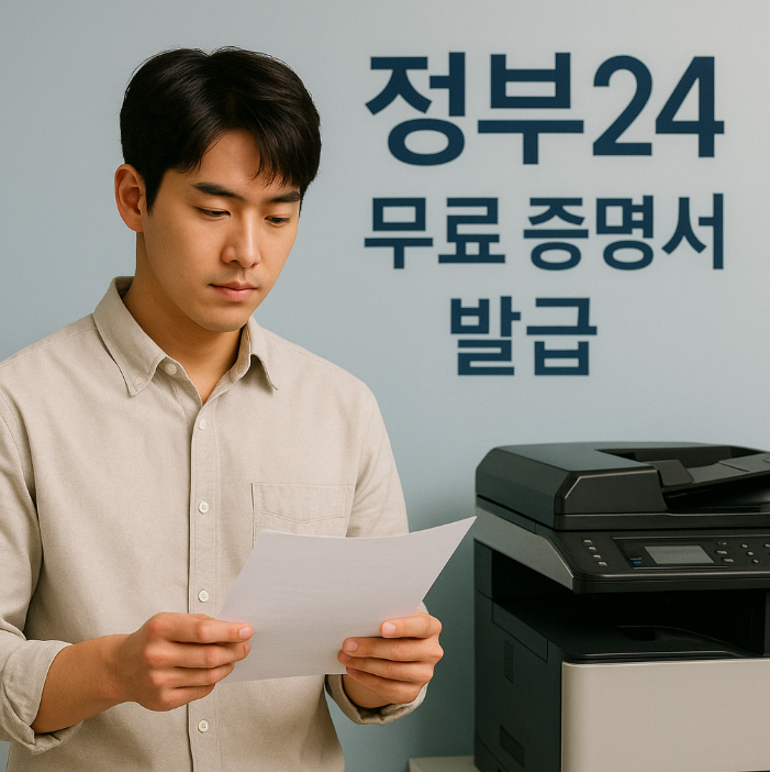 정부24 무료증명서 발급 방법 총정리