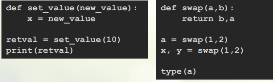 함수 - 리턴 값 return