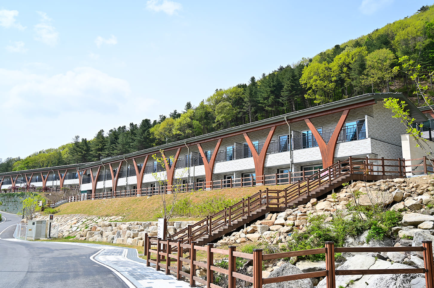 국립진안고원산림치유원 하늘동 전경