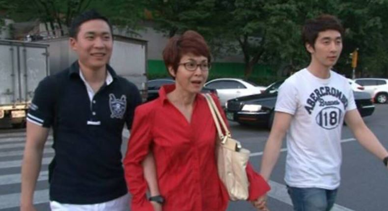 금보라의 큰아들 오승준,금보라의 둘째 아들 오승민 함께한 사진