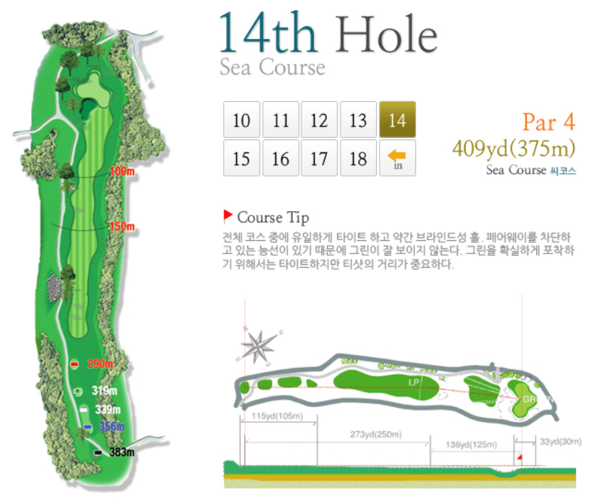 그린필드 컨트리클럽 씨코스 5