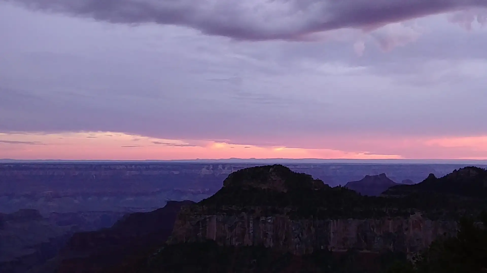 Grand Canyon North Rim 일몰