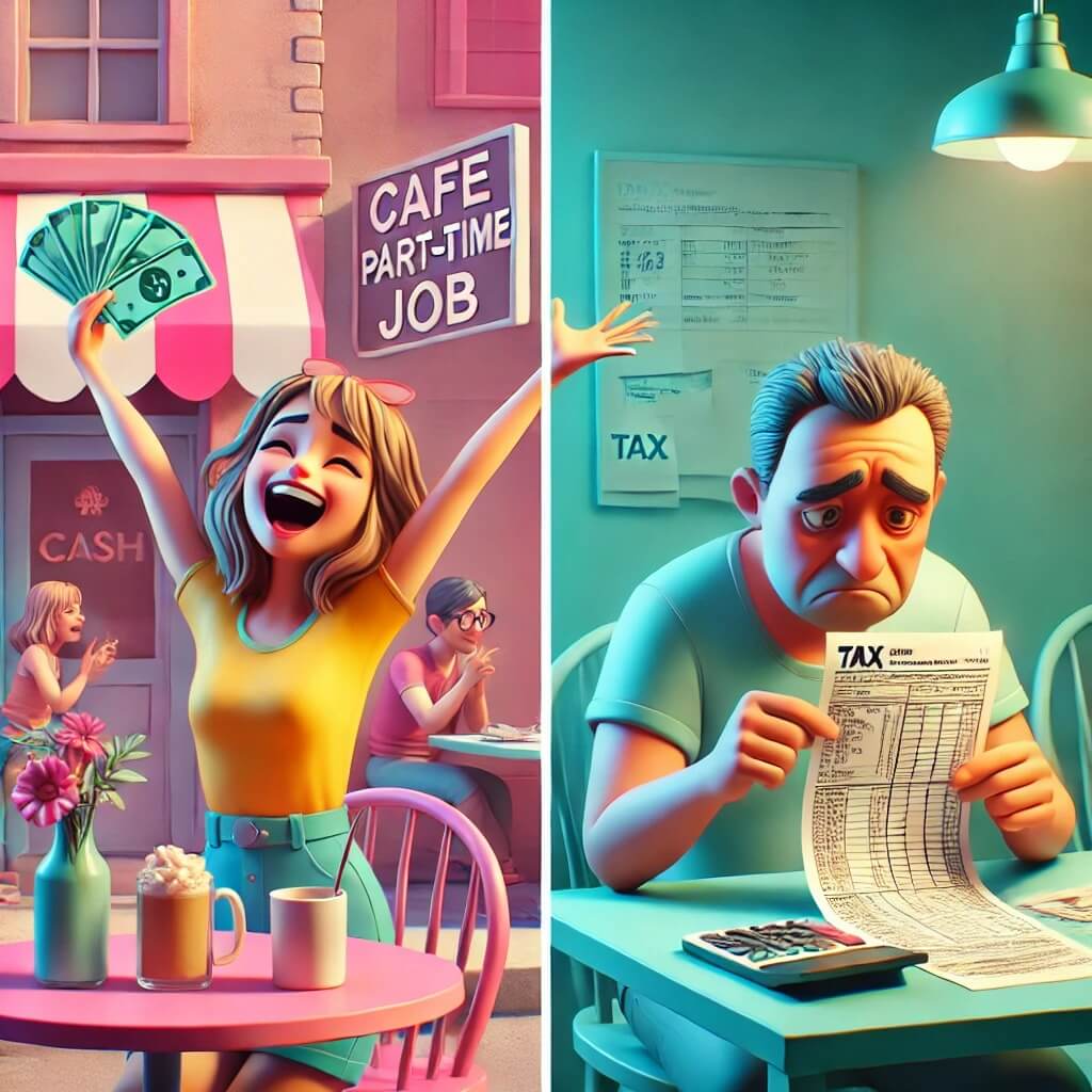 자녀가 소득이 발생해서 부모님이 연말정산에서 손해보는 모습