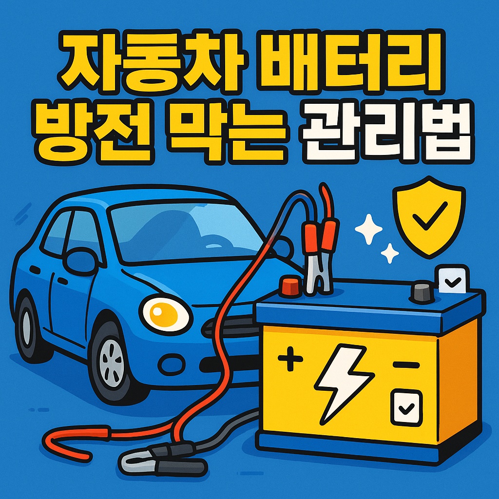 자동차 배터리 방전막는 관리법