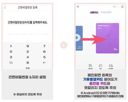 모바일 기후동행카드 사용 방법 