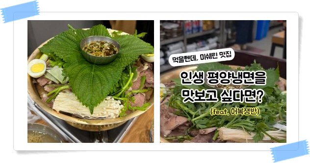 전현무계획2 강남 평양냉면 어복쟁반 불고기 후기