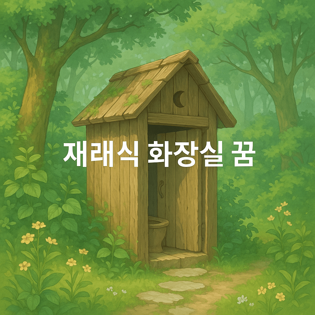 재래식 화장실 꿈 해몽