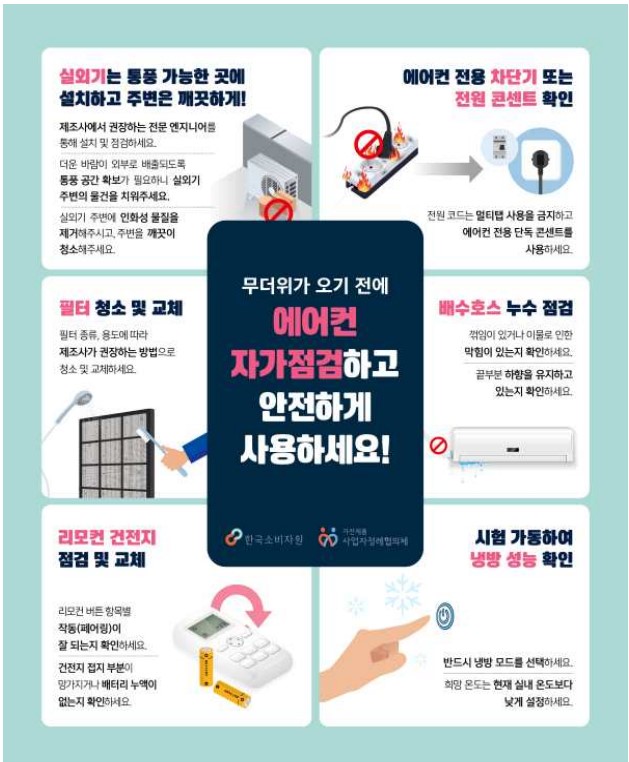 에어컨 자가점검, 에어컨 무상점검, 무료점검