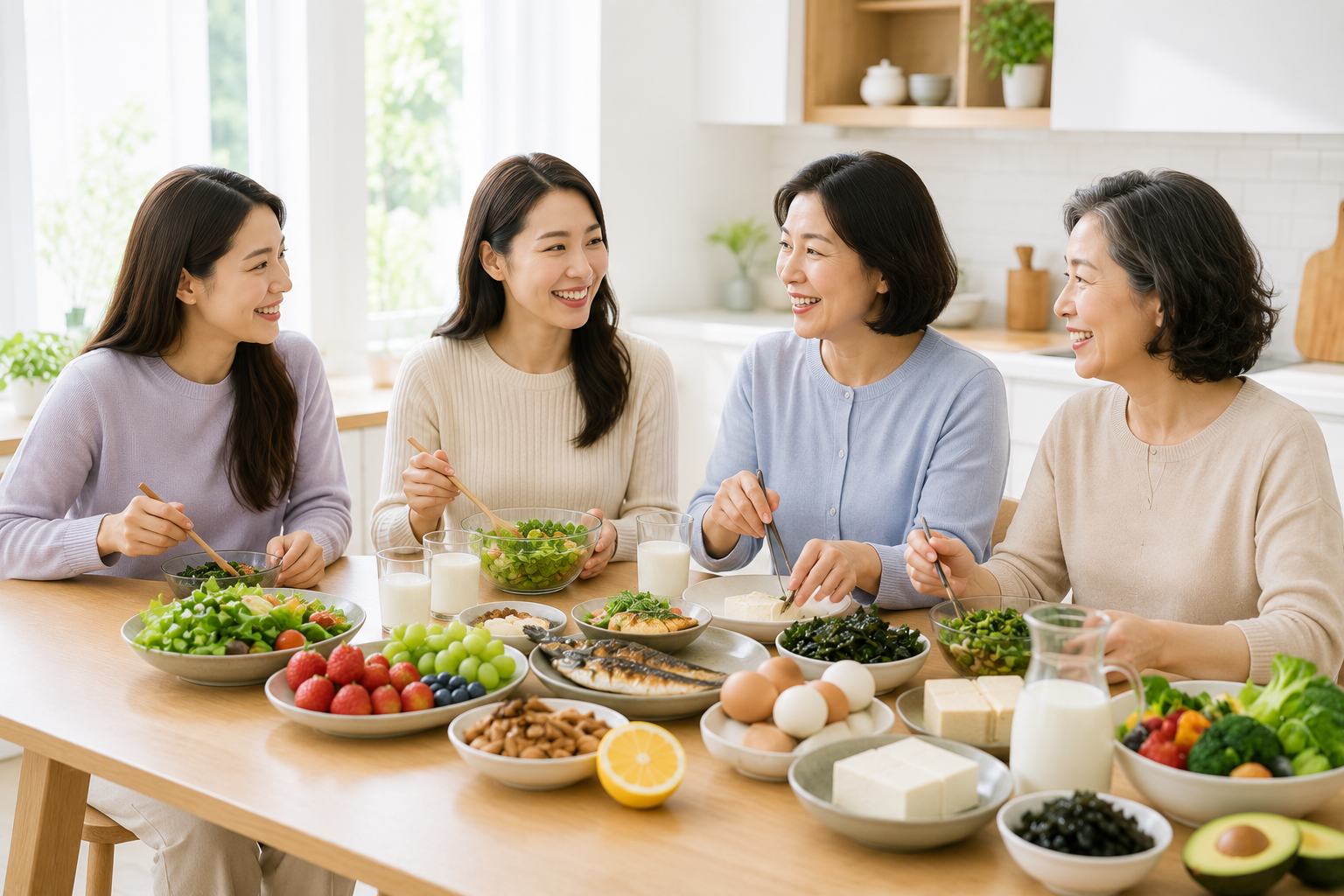 여성의 연령과 생애주기에 따른 균형 잡힌 영양 관리