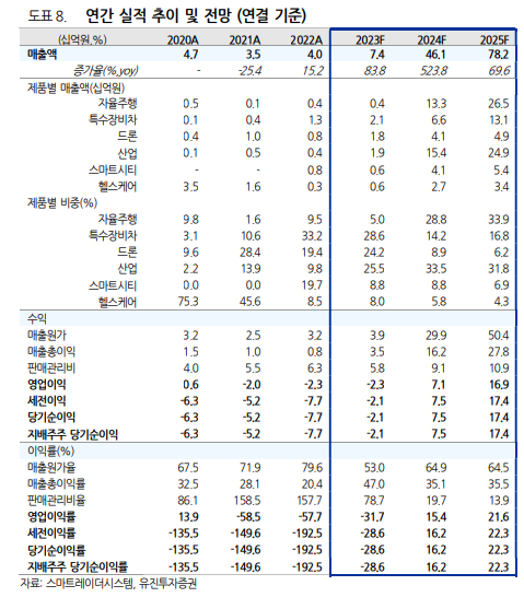 연간 실적 추이 전망
