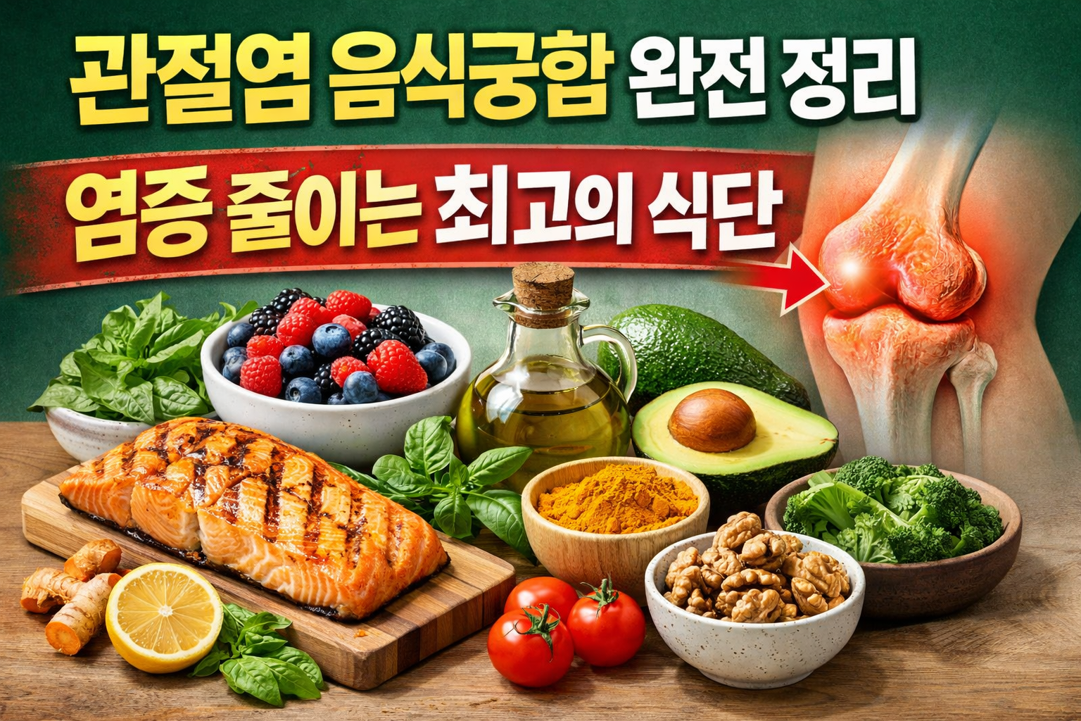 관절염 음식궁합