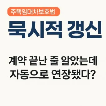 주택 묵시적 갱신 후 계약 해지 방법_17