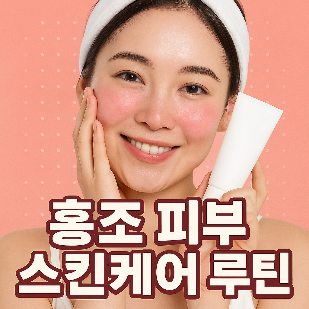 홍조 피부 스킨케어 루틴