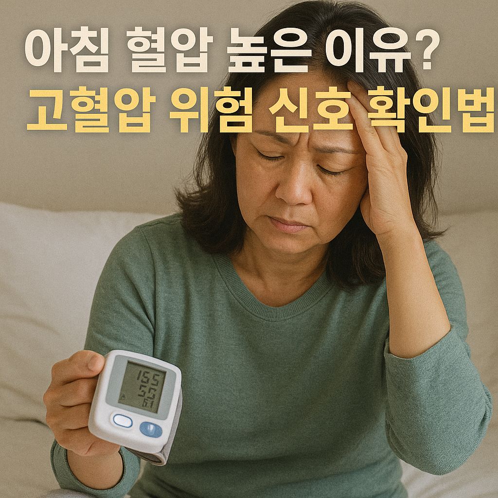 아침 혈압이 높은 이유