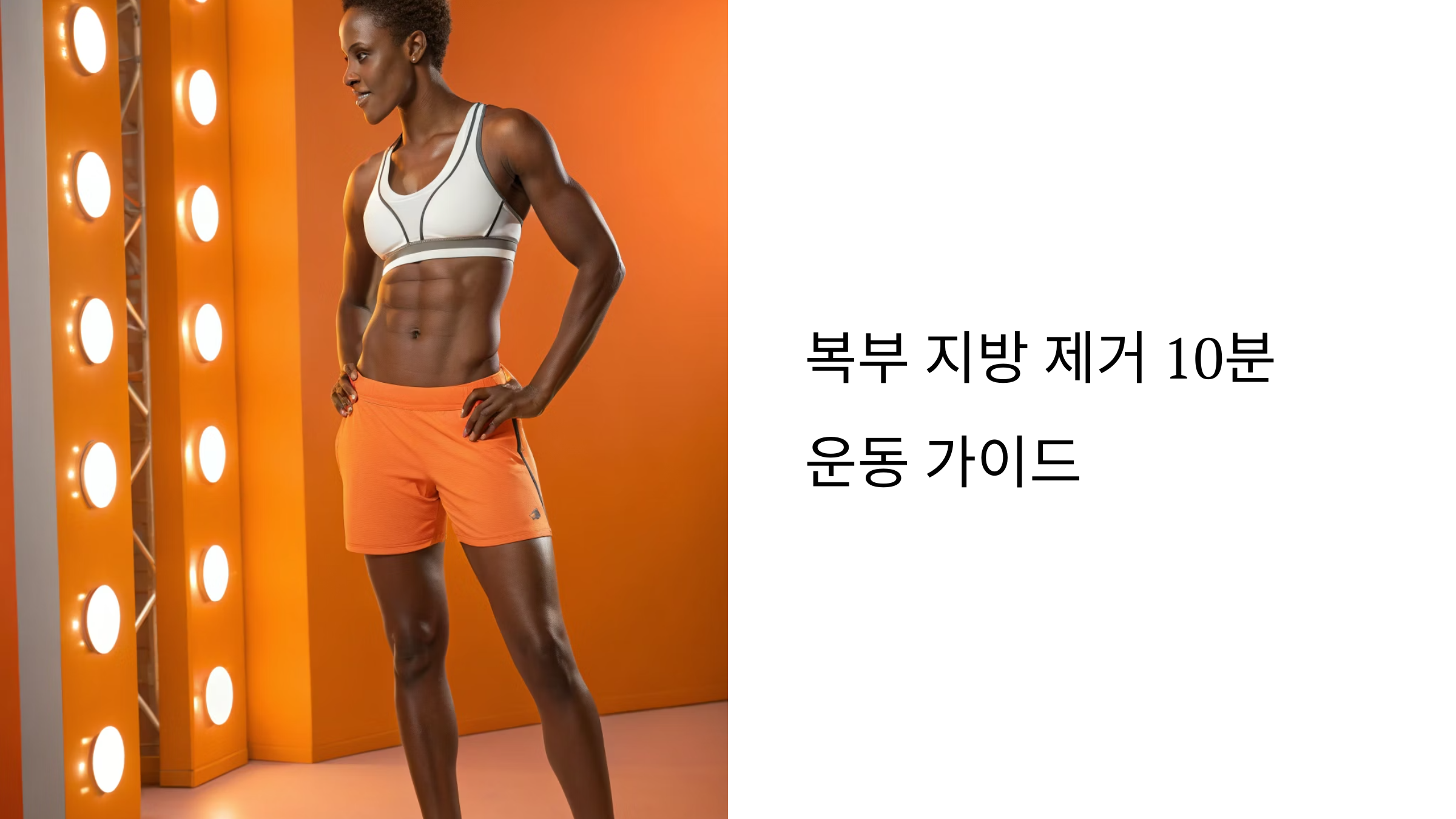 10분 복부운동의 기적