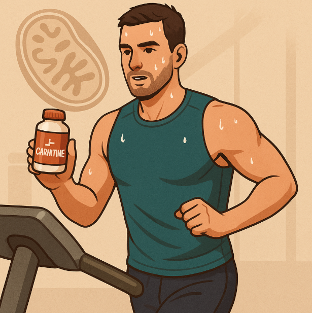 체지방 연소를 위해 유산소 운동을 하는 남성의 실루엣