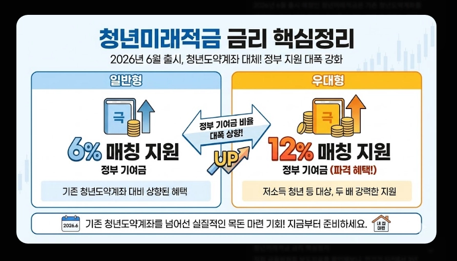 청년미래적금(금리 핵심정리, 비교분석, 가입자격)(+ 예상 수령액 시뮬레이션)