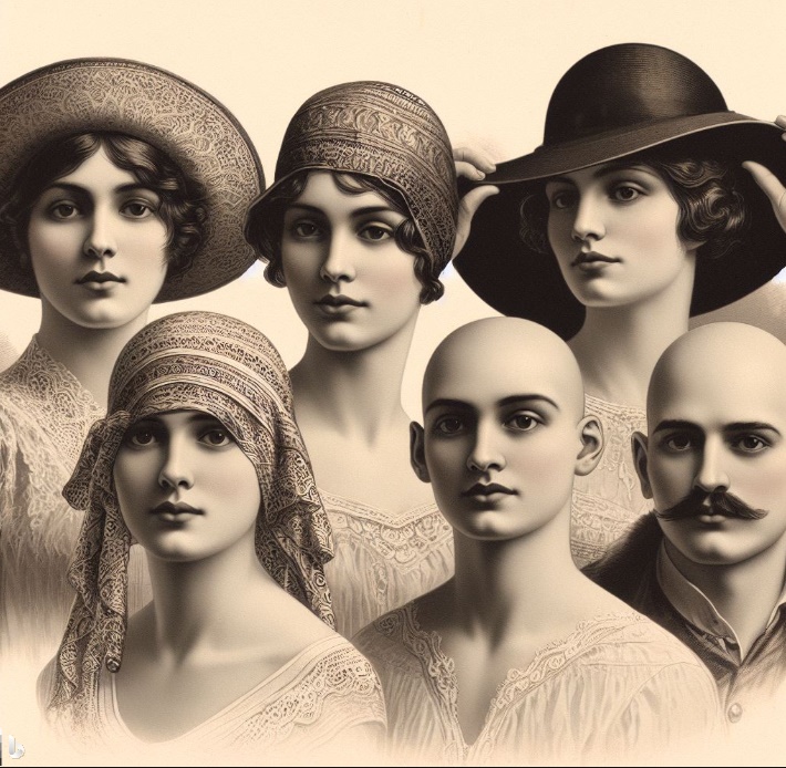 물이 귀하던 시대에 머리 관리하는 방법(made by Bing)