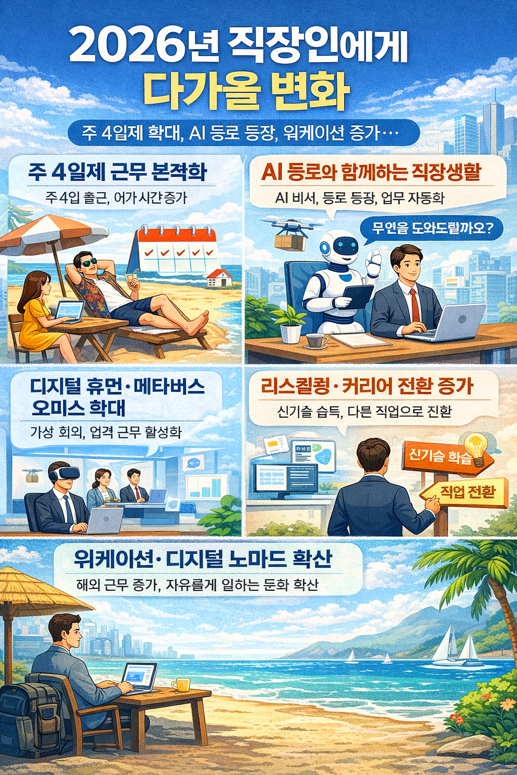 2026년 직장인에게 가장 큰 변화 5가지