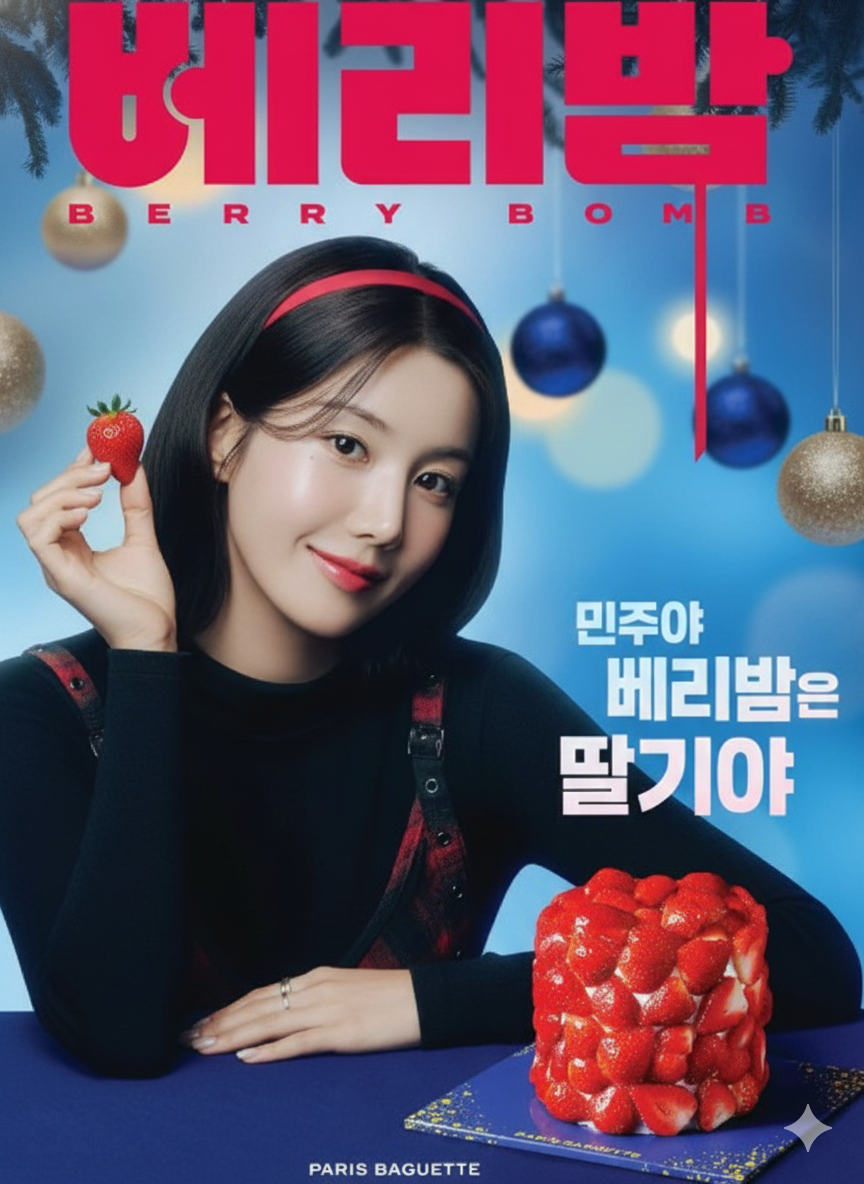 파리바게트-모델이-딸기를-들고-활짝-웃고-있습니다.