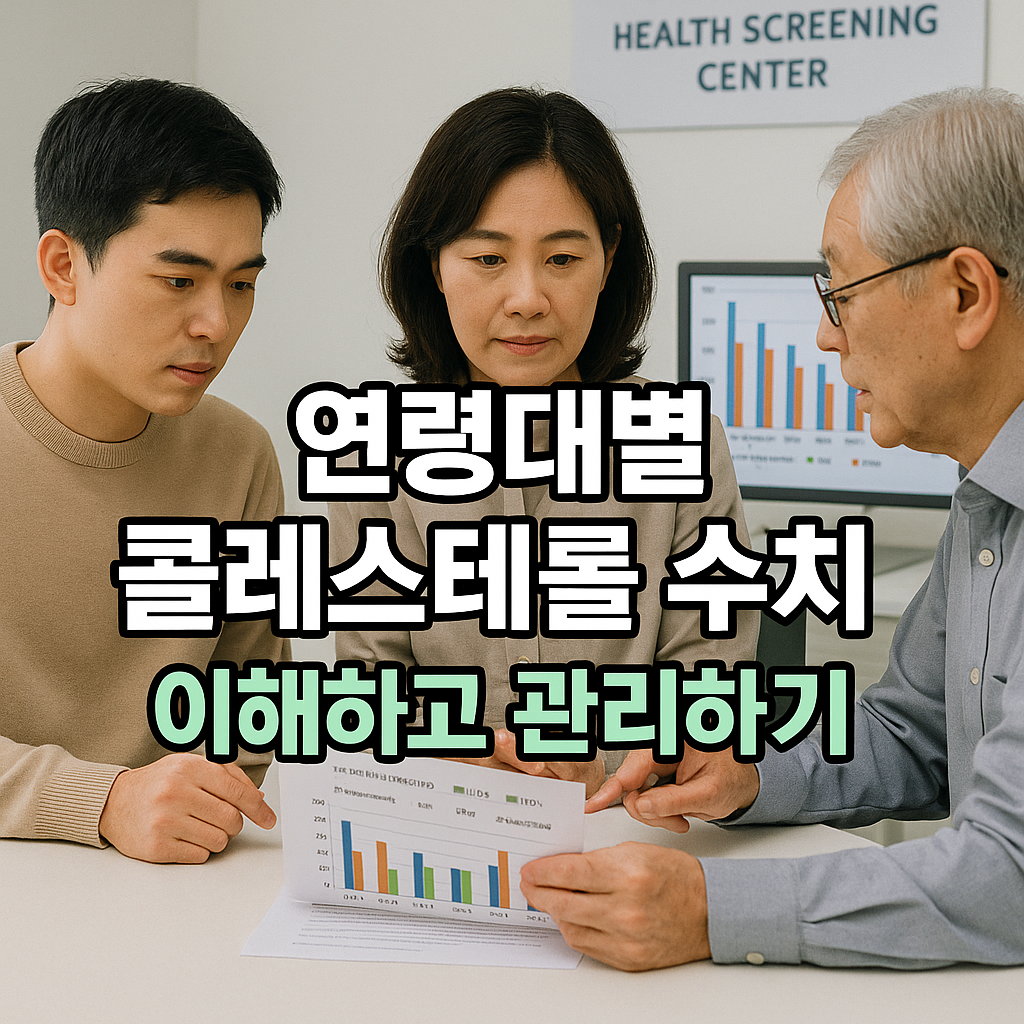 연령대별 콜레스테롤 관리 상담