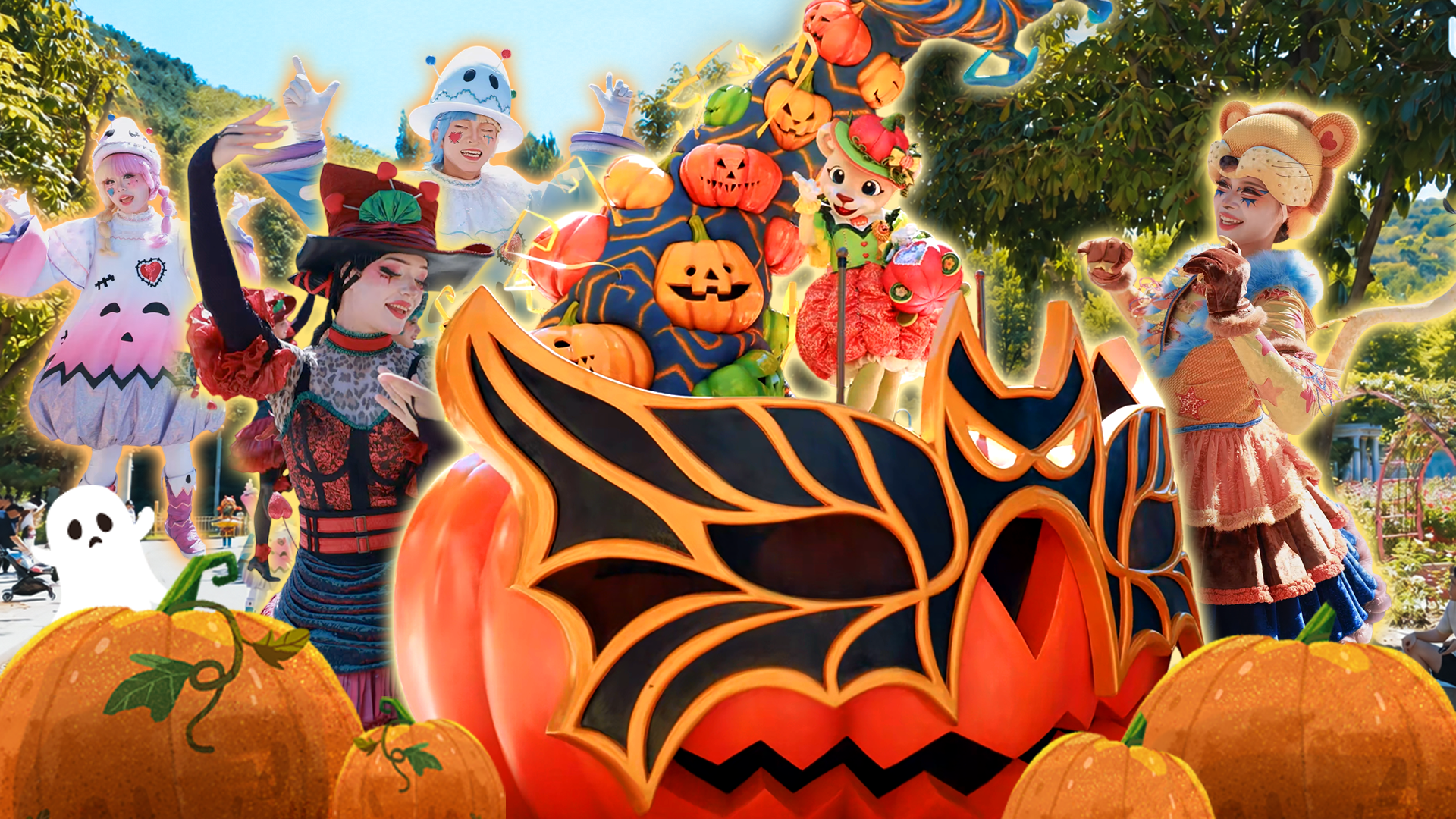 [4K] 스마일리 펌킨 퍼레이드_오프닝 구간🎃 | #에버랜드 #가을축제