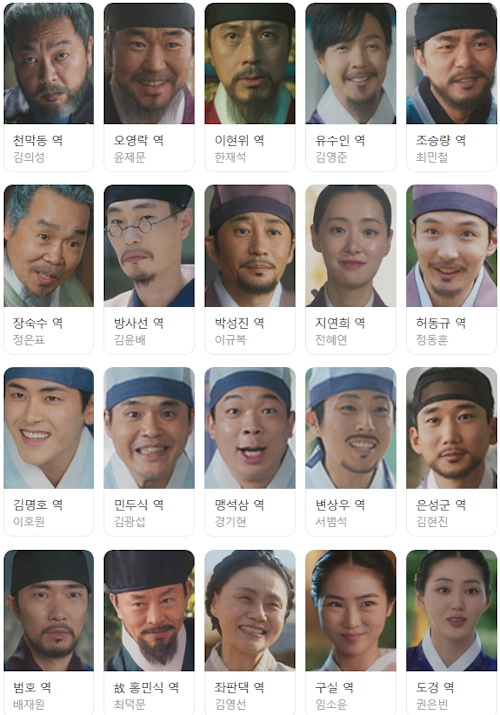 체크인 한양 등장인물