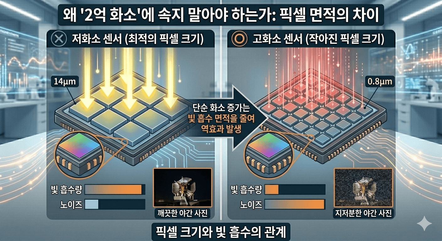 화소 수가 전부가 아닌 이유