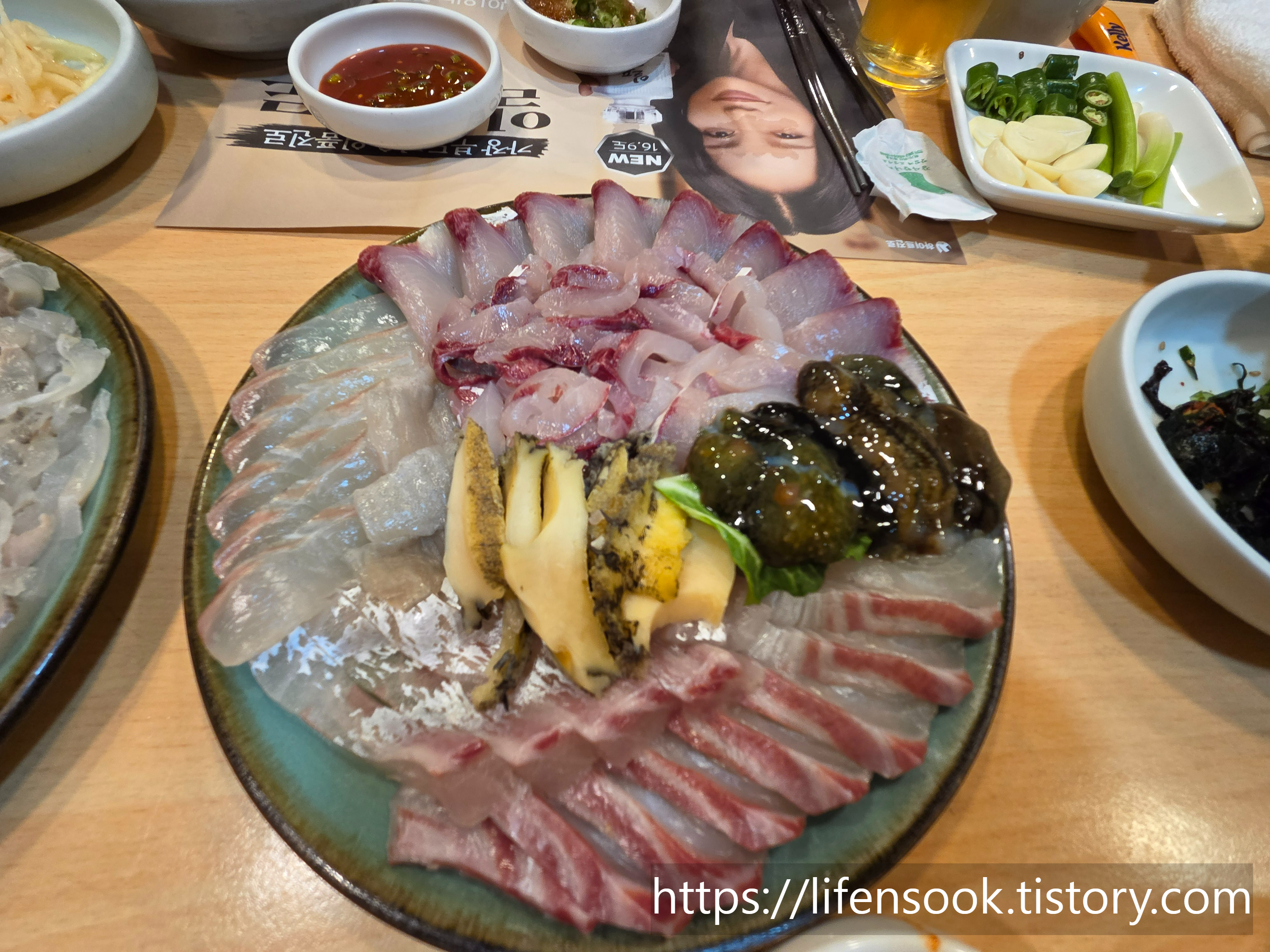 진동둔횟집 모둠 세꼬시 2