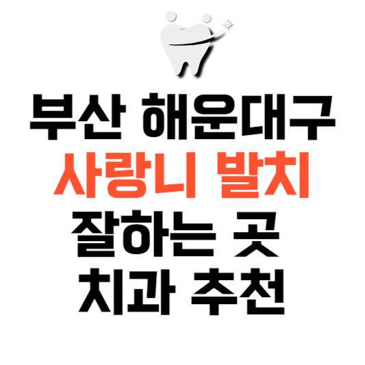 부산 해운대구 사랑니 치과 발치 잘하는 곳 추천 매복 가격 비용.png