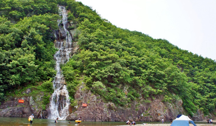 산내 동창천 청룡폭포 2