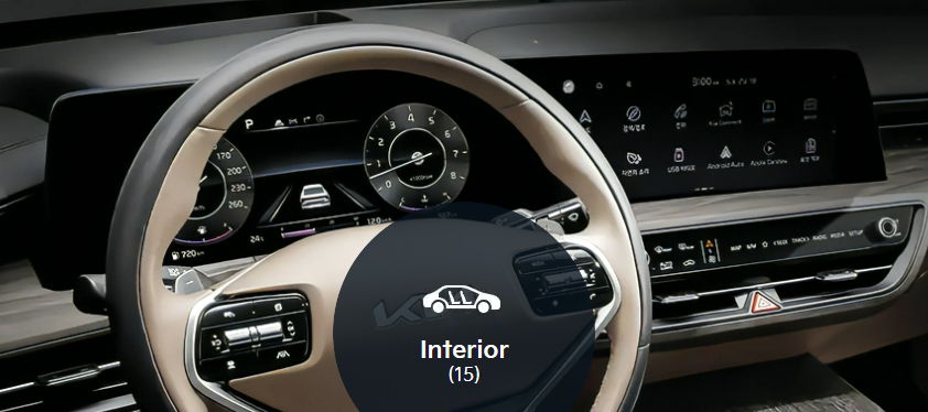 대화면 클러스터(출처 : 기아자동차)