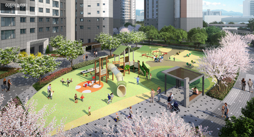 금정역 푸르지오 그랑블 아파트