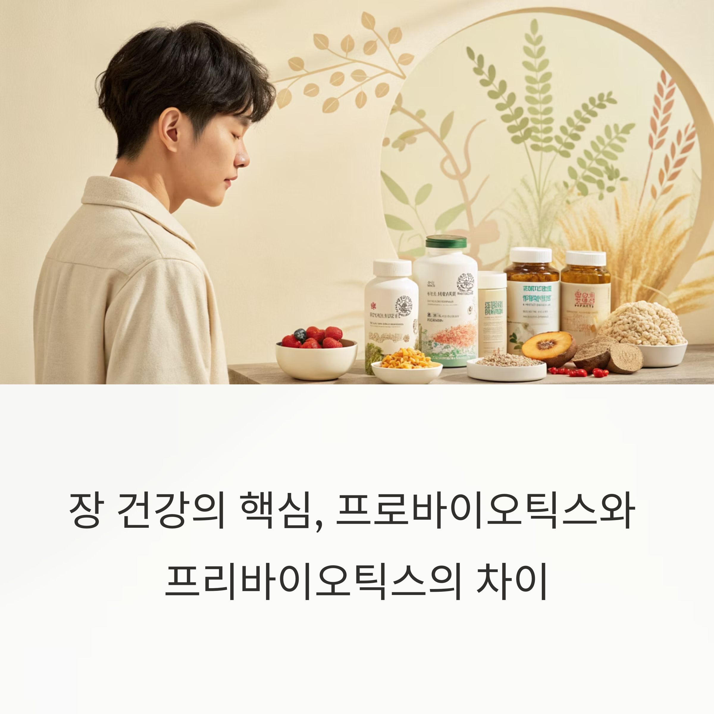 장 건강의 핵심, 프로바이오틱스와 프리바이오틱스의 차이 완전 정리