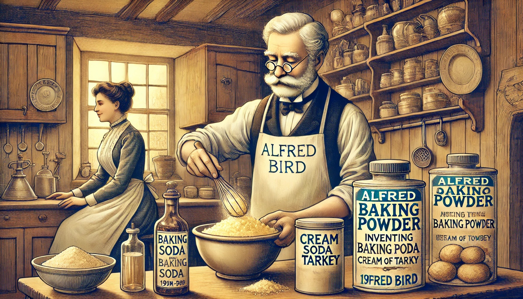 아내를 위한 발명품 베이킹 파우더의 탄생