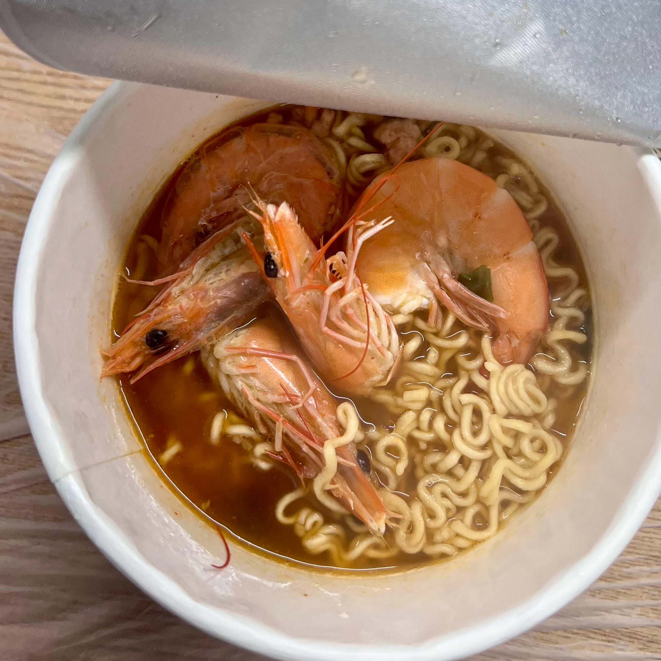 왕새우라면 새우탕면