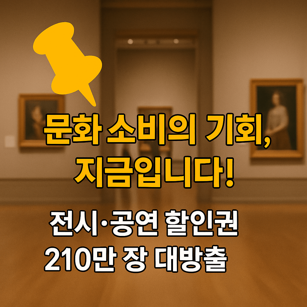 전시회 반값 할인 정보 한눈에 보기