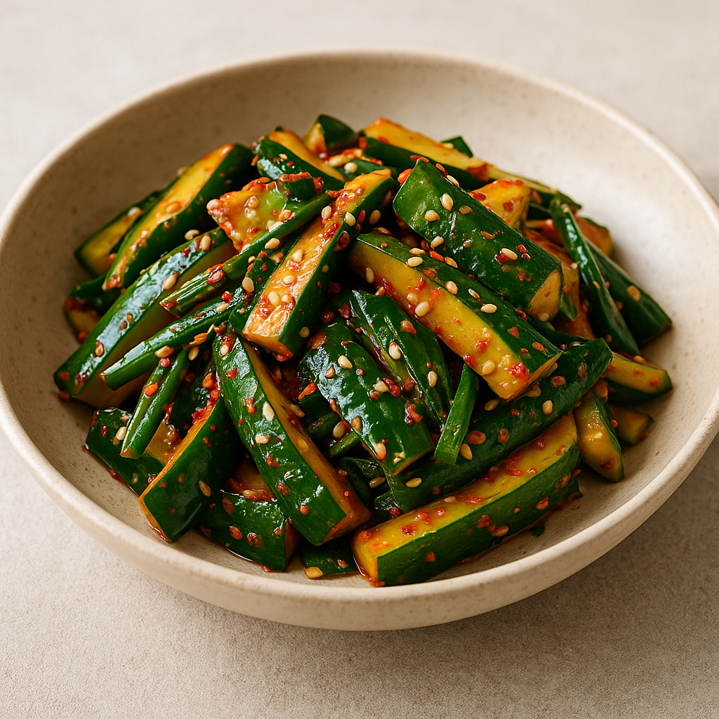 韓国式キュウリのやみつき