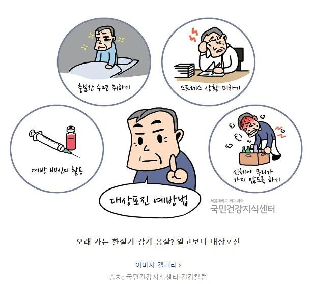 대상포진 예방법 예시 사진