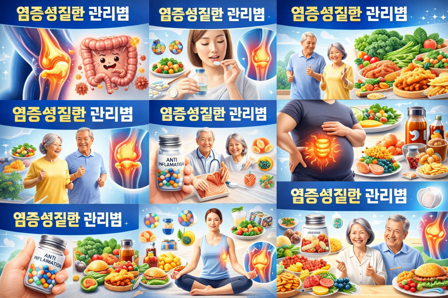 염증성질환 관리법 (체질개선, 면역강화)