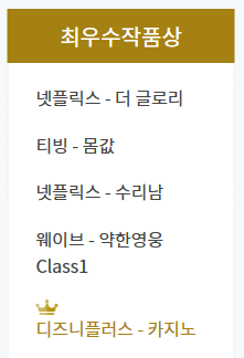 제2회 청룡시리즈어워즈 : 대상 송혜교&amp;#44; 남우주연상 하정우&amp;#44; 여우주연상 수지