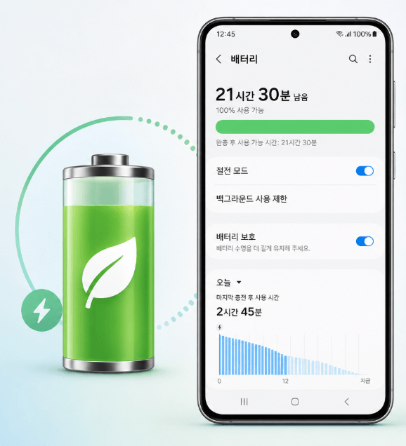 갤럭시 배터리 절약