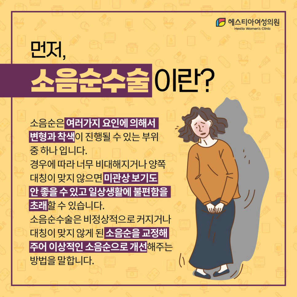 헤스티아여성의원 소음순수술이란?