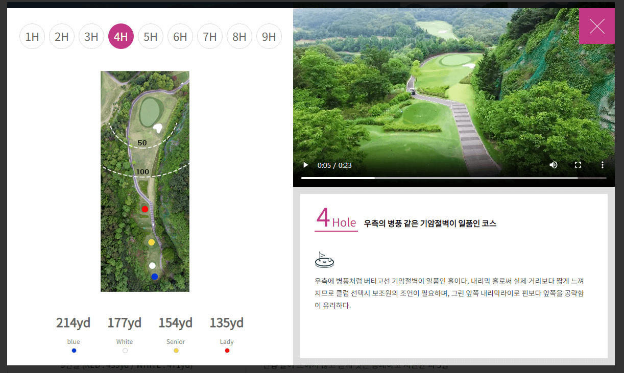 뉴스프링빌 컨트리클럽 알프스코스 4