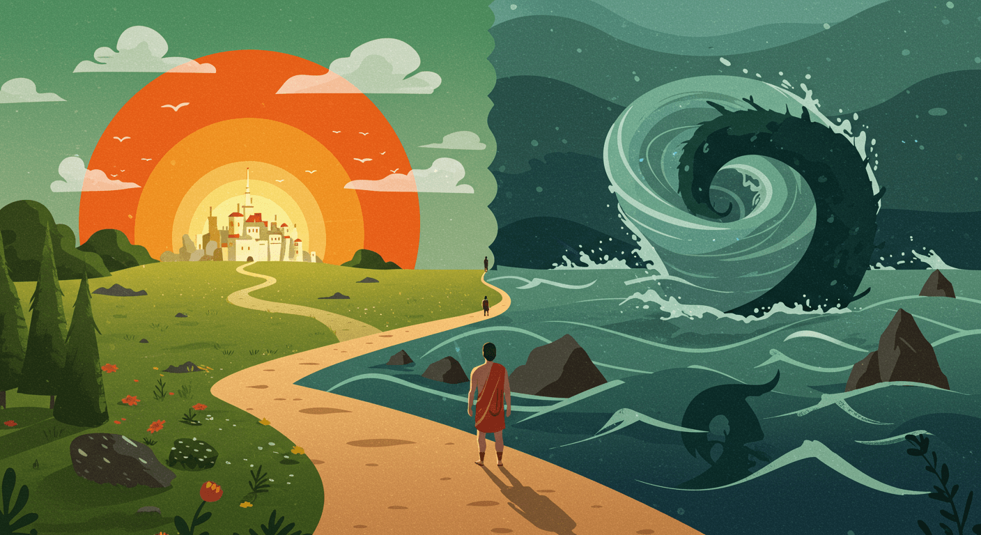 오디세이아 속 철학적 구조 해석 (귀향, 존재, 인내) 관련 사진