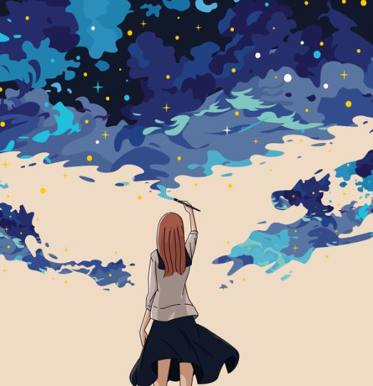 애니메이션 패션 스타일 예시 사진